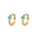 Boucles d'oreilles rondes pour femmes R42 2