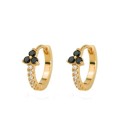 Boucles d'oreilles rondes pour femmes R42 3