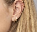 Boucles d'oreilles rondes pour femmes R42 5