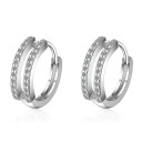 Boucles d'oreilles rondes pour femmes R46 6