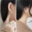 Boucles d'oreilles rondes pour femmes R59 3