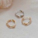 Boucles d'oreilles rondes pour femmes R64 2
