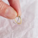 Boucles d'oreilles rondes pour femmes R76 4