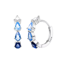 Boucles d'oreilles rondes stylées en argent 925 Bijoux fins pour femmes pour des fêtes, des mariages et un usage quotidien Boucles d'oreilles originales 1