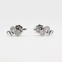 Boucles d'oreilles serpent pour femmes 4