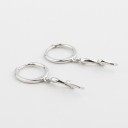 Boucles d'oreilles serpent pour femmes 2