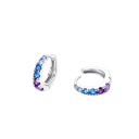 Boucles d'oreilles uniques pour femmes en argent 925 Design rond pour un look moderne Bijoux délicats pour un port quotidien et des événements 3