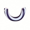 Bouée gonflable en forme de U rayée 75 x 15 cm en PVC flotteur pour piscine et baignade support sur l'eau pour un repos confortable à la surface 3