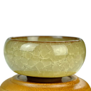 Bougeoir en céramique décoratif rond 6,5 cm Support en céramique pour bougie bougeoir décoratif pour décorations de mariage et domestiques 6