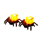 Bougie décorative d'Halloween araignée 7 x 8,5 x 5 cm 2