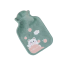 Bouillotte 11 x 16 cm Sac chauffant en peluche Bouillotte avec insert en caoutchouc Thérapie thermique relaxante contre la douleur 1