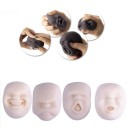Boule antistress avec visage humain pour la paume À presser et étirer pour relâcher la tension Caoutchouc thermoplastique flexible TPR Couleur 5