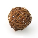 Boule en rotin pour rongeurs 4 pcs 6