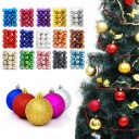 Boules de Noël 24 pcs 2