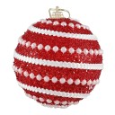 Boules de Noël rouges 4 pcs 4