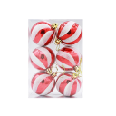 Boules de Noël rouges 6 cm 6 pcs 5