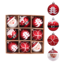 Boules de Noël Santa Claus 9 pcs 4