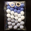 Boules en feutre décoratives 30 pcs 5