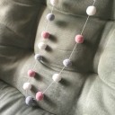 Boules en feutre décoratives 30 pcs 2