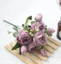 Bouquet de pivoines artificiel 8