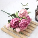 Bouquet de pivoines artificiel 3