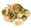 Bouquet décoratif de pivoines 17