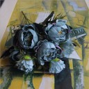 Bouquet décoratif de pivoines J853 1