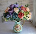 Bouquet décoratif de pivoines 6