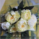 Bouquet decorativo di peonie J853 4