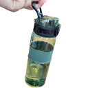 Bouteille d'eau 500 ml Légère et résistante bouteille de sport Hydratation bouteille de fitness avec couvercle étanche Design ergonomique 5