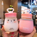Bouteille de voyage pour enfants avec ours en peluche 2