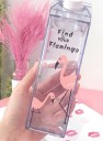 Bouteille en plastique pour lait avec impression 8