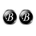 Boutons de manchette avec la lettre T1310 4