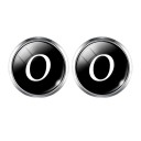 Boutons de manchette avec la lettre T1310 17