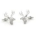 Boutons de manchette cerf T1367 4