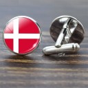 Boutons de manchette drapeau 17