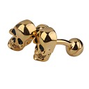Boutons de manchette tête de mort T1358 2
