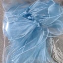 Bow Garland with Decorative Bows 2 m Polyester Hanging Garland with Bows Wall, Shelf or Party Decoration 2