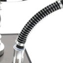 Box de chicha avec lumière LED et télécommande Une tuyau Hauteur 41 cm Acrylique transparent et aluminium Pour tabac et saveurs de chicha 3