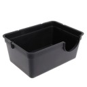 Box per rettili da terrario Rifugio in plastica nera con ingresso ad arco e angoli arrotondati Dimensioni 13,8 x 9,5 x 6 cm Per un riposo tranquillo 6