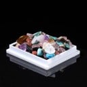 Box se surovými minerály Ukázky kamenů v průhledné krabičce s černou podložkou a štítkem s názvem minerálu Rozměr 4 x 3 x 2 cm 11