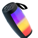 Boxă portabilă puternică Bluetooth 5.0 cu subwoofer, lumini LED, player MP3, TWS, mod sunet 3D, USB TF, bas pulsatoriu, exterior, 3W 2