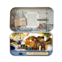 Boxed Wooden Dollhouse DIY 3D Mini Theatre Buildable Model with Furniture Creative Toy Decoration Gift Packaging 1