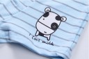 Boxers de algodón para niños set de 4 piezas Ropa interior cómoda y elástica para el uso diario Rayas, cuadros y adorable estampado 6