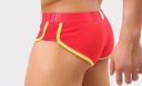 Boxers en coton pour hommes avec motif de ceinture et fermeture éclair J3059 2