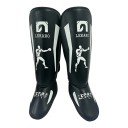 Boxerské chrániče holení a nártu velikost M Délka 34,5 cm Pásky na suchý zip Bojové chrániče nohou Box a bojové sporty 4