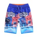 Boys' Beach Shorts with House Print J1325 2