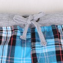 Boys' Checked Shorts - Blue 3