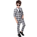Boys' Checked Suit B1334 5