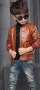 Boys' Leather Jacket L2055 4